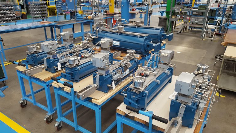 IMI STI SC linear actuators with FT positioner